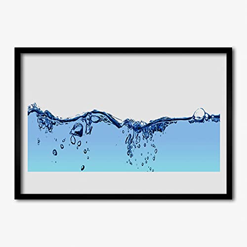 Affiche encadrée 70x50 cm avec cadre en MDF Tulup Art de l'eau