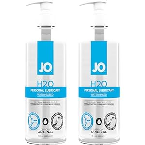 2 PACK System Jo H2O Water-based Lubricant-16 oz