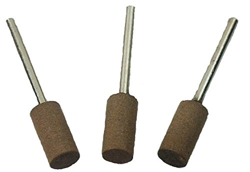 Driak 100PC 22x3MM Cylindrical Grinding Head Polishing Rotary Tool Accessory for Glass Metal Jewelry Buffing
