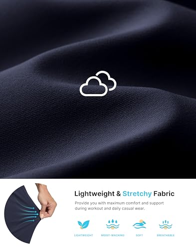 Image of SANTINY Women's Joggers Pants with Pockets Lightweight High Waisted Athletic Gym Workout Pants for Women Yoga Travel