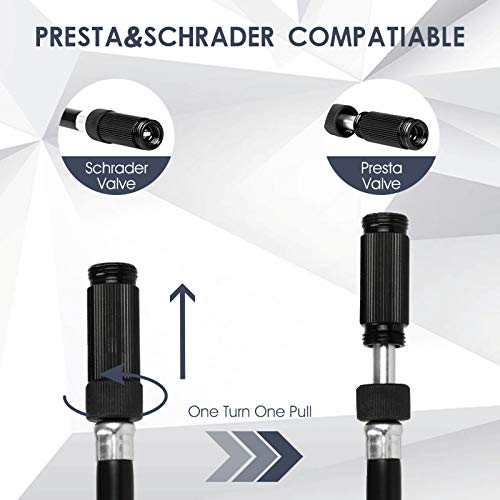 pedkit Bomba portátil para bicicleta Bomba de ar de ciclismo Bola de brinquedo inflador de pneus Min