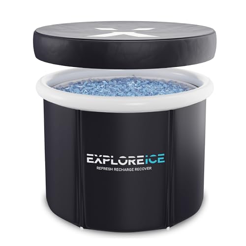Explore Ice Bath Pro Max Extra Large Outdoor gonfiabile portatile atleta terapia dell'acqua fredda...