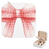 Cadeau de voyage et cadeau utile : un cadeau idéal pour elle, parfait pour un anniversaire, la Saint-Valentin, un anniversaire de mariage, Noël, la fête des mères, ou comme cadeau de demoiselle d'honneur ou cadeau de remerciement. Cette boîte à bijoux utile et élégante est un cadeau parfait pour votre petite amie, épouse, maman, sœur, fille, amie, marraine, enseignante ou collègue. Cet organisateur de bijoux pratique pour les voyages et l'utilisation quotidienne en fait un cadeau à la fois charmant et vraiment utile.