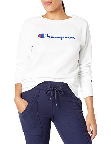 champion women's powerblend boyfriend crew sweatshirt