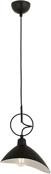 Avonni AV-9127-1BSY Siyah Boyal  Modern Avize E27 Metal 24x20cm