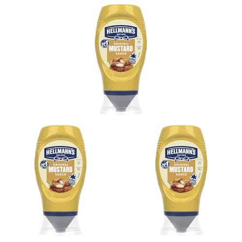 Hellmann'S Salsa Mostaza, 250ml (Paquete de 3)