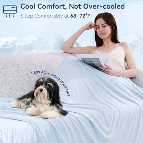 Elegear Double-Sided Arc-Chill® 3.0 Cooling Blanket for Hot Sleepers, Twin by Elegear - Used condition - Image 8