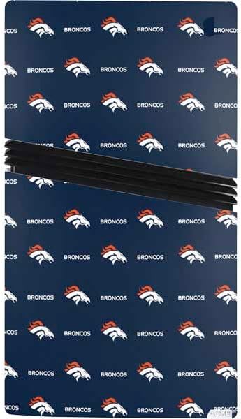 Skinit Decal Gaming Skin Compatible with PS5 Pro Console - Officially Licensed NFL Denver Broncos Blitz Series Design