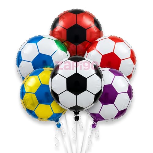 Image of Balloonistics Football Theme Happy Birthday Balloon Bouquet Pack Of 7