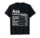 asa nutrition divertente compleanno personalizzato nome idea regalo maglietta