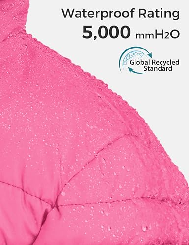 Image of ZSHOW Girls' Long Winter Coat Waterproof Warm Puffer Jacket Hooded Parka
