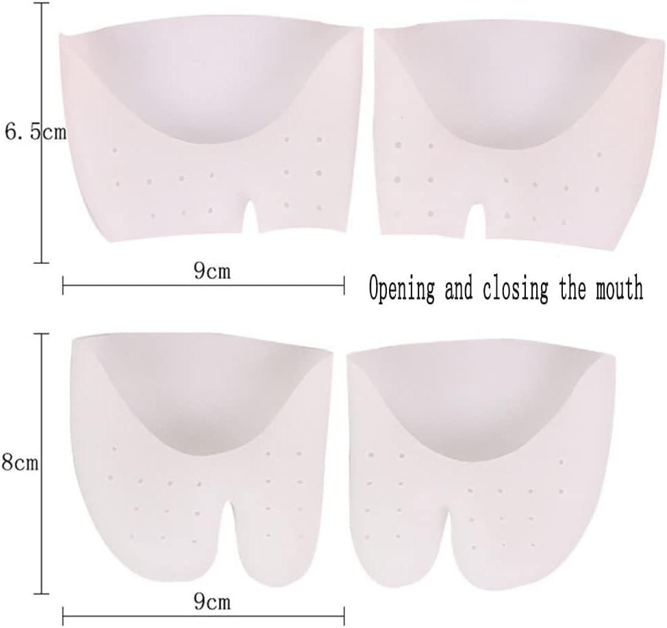 DEAVER Silicone Forefoot Pads Toe Separator,Pain Relief Shoes Insole Cushion Bunion,Hallux Valgus Corrector Straightener,Foot Care Tool