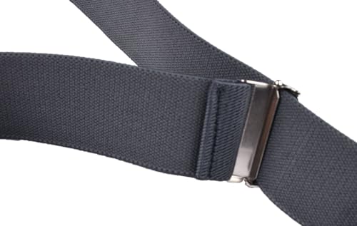 Image of Suspenders for Men with Snap Hooks Adjustable 1.4 inch Wide