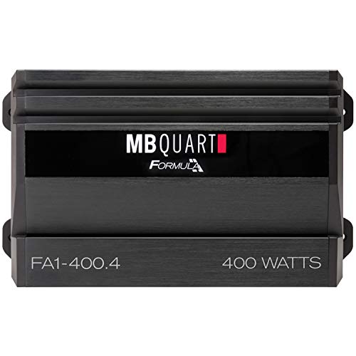 MB Quart XFA14004 Black Formula Series 400-Watt 4-Channel Class AB Amp
