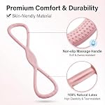 Resistance Bands, Figure 8 Resistance Bands for Women Men, 8 Shaped Resistance Rubber Band for Arms, Back, Shoulder Stretch with Handles, Not Break, Portable