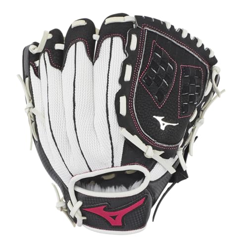 Mizuno Prospect Finch Series Youth Softball Guante 10', Blanco, Derecha
