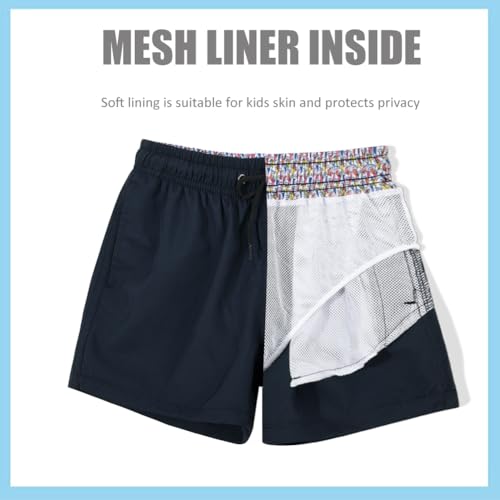 SNOW DREAMS Boys Swim Trunks Quick Dry Swim Shorts Lightweight Bathing Suits with Pocket2