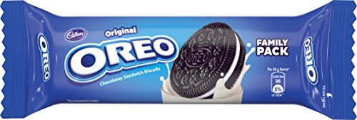 Image of Cadbury Oreo Original Vanilla Creme Biscuit, 120 G Pack - Pack Of 7