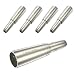 CableCreation [5-Pack] XLR 3 Pin Male to 1/4" 6.35mm Female Jack Socket Audio Adapter, Silver