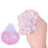 Unionm Grape Mesh Ball, Squishy Toys, Sensory Fidget Anxiety Toy, Stress Reliever, Decompression...