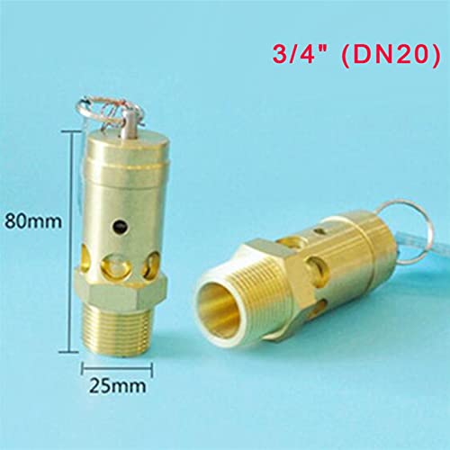 Válvula de alivio DN15 de 0.9 MPa con anillo de tracción para compresor de aire y caldera 6