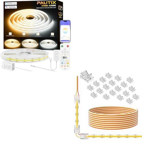Tira LED COB ajustable blanco 10m 6400 LEDs kit miniatura 1