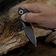 Sanrenmu Klappmesser Utility 9306 mit Flaschenöffner Funktion 95mm 8Cr13Mov Klinge 3Cr13 Griff für Camping im Freien (Schwarz)