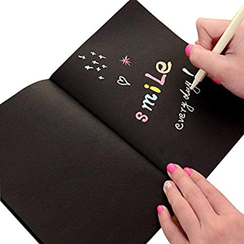 Metallic Marker Pens Scrapbook Pens for Black Paper - APOGO Metallic Pens for Scrapbooking, Gold Pens Metallic Scrapbook Accessories for Card Making, DIY Photo Album, Glass, Metal, Wood, Art Supplies - Image 8