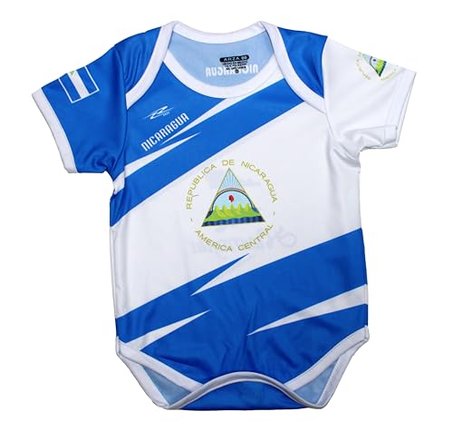Generic Nicaragua Soccer Baby Outfit Mameluco New W/O Tag Sizes 3 to 12 Months Blue