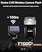 Godox TT685II-N I-TTL HSS 1/8000s GN60 2.4G Wireless Master Slave Off Flash Speedlite Speedlight Compatible for Nikon Cameras with Diffuser