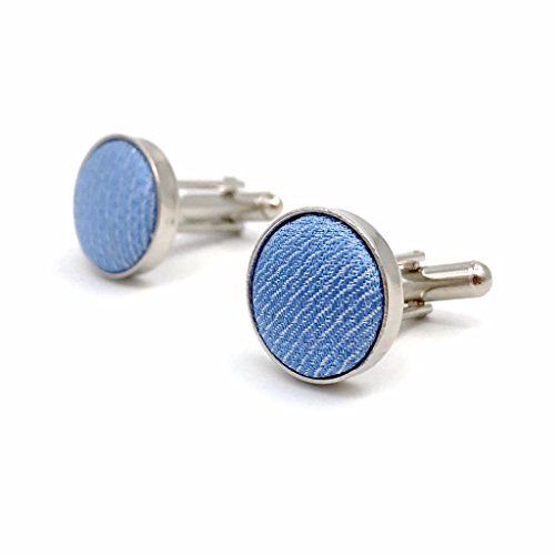 S&W SHLAX&WING Babyblauw effen kleur heren stropdas stropdas set zakelijke bruiloft