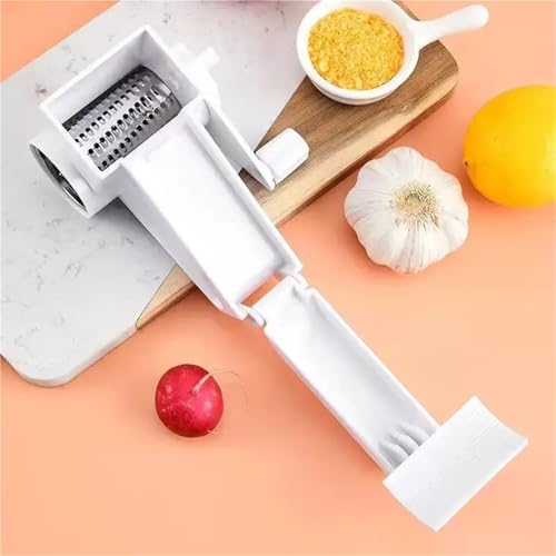 Rallador de queso rotatorio manual para cocina miniatura 6