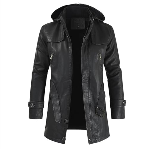 Veste en similicuir homme FGRID doublée polaire pour ne plus souffrir du froid en hiver