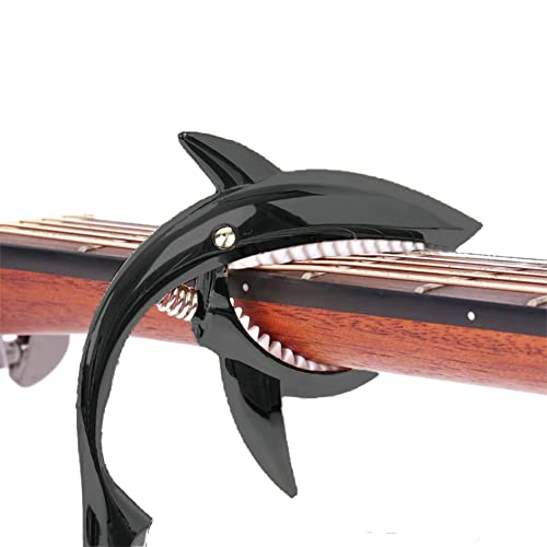 FEimaX Capodastre pour Guitare en Alliage de Zinc Shark Capo pour Guitare Acoustique et Electrique Ukulélé Basse Banjo… - Les Beatles, Paul McCartney, John Lennon, RIngo Starr, George Harrison FEimaX Capodastre pour Guitare en Alliage de Zinc Shark Capo pour Guitare Acoustique et Electrique Ukulélé Basse Banjo… – Image 4