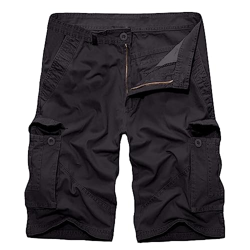 Short de travail pour homme noir taille XL vêtement d'été
