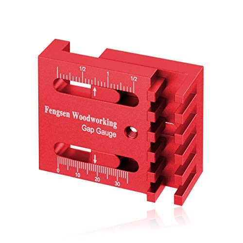 kennifer Holzbearbeitungslineal, Aluminiumlegierung, Tiefenmesslineal, unregelmäßige Formen, Messung für Ecken und konturierte Schablonenprofillehre, Mini-Werkzeuge Cover