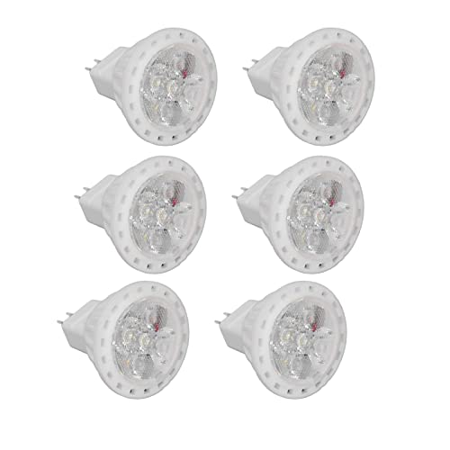 Kavolet Ampoules LED MR11 GU4, 4 W, intensité Variable, 360 LM, pour Allées, Jardins et Espaces Paysagers, Culot en Céramique, 220 V, Lumière Douce, sans éblouissement, (Éclairage Blanc)