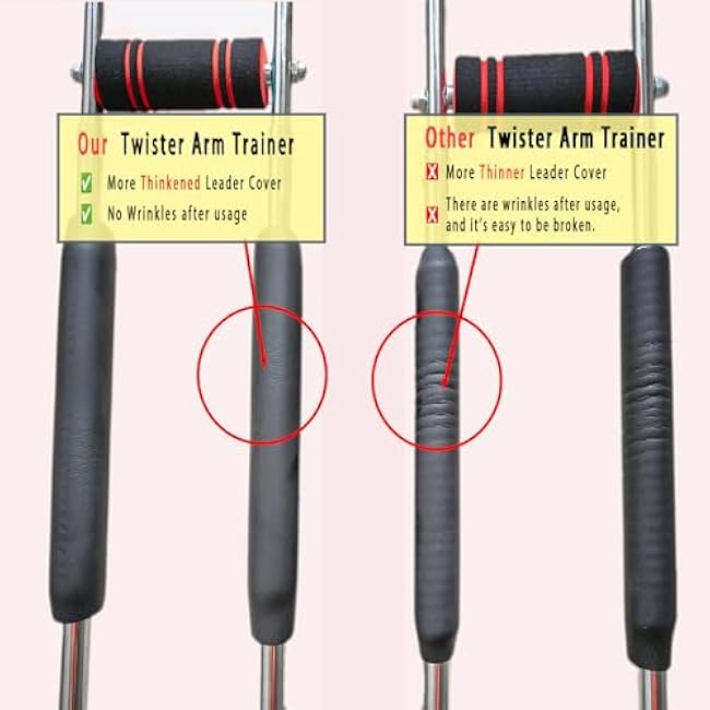 2025 Updated, Adjustable Twister Arm Trainer for Chest Enhanced, 66-110lb Adjustable Workout Equipment, Arm Workout Equipment for Muscle & Strength Training, Home Gym, Portable for Anywhere