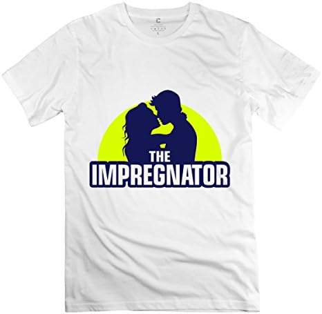 The Impregnator -kiss-lovers-couple-man-woman 2 White Men's Crew Neck T Shirts M
