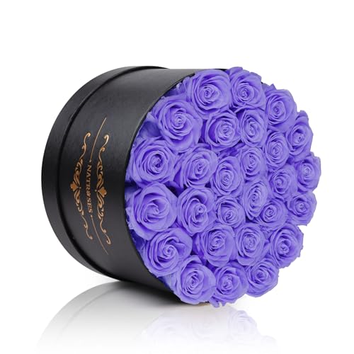 27 Preserved Roses in a Box Flowers for Delivery, Birthday Gifts for Women - Image 3