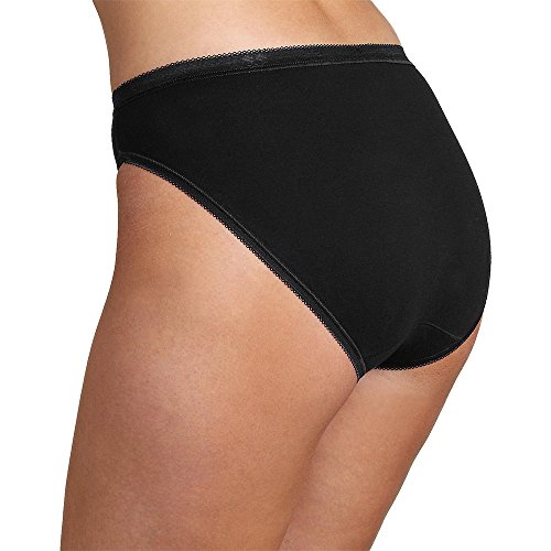 Sloggi-4er-Pack-Damen-Tai-Slip-Serie-Basic-2P-955-Farbe-Weiss-Schwarz-Groesse-38-bis-46-Passgenaue-Damenslips