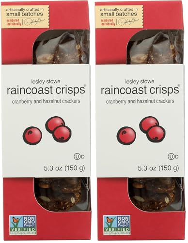 Lesley Stowe Crisps Hazelnut, Cranberry, 5.3 Ounce...
