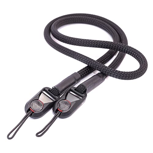 LIEBLINGSSTRAP PEAK DESIGN Camerastrap black handmade – handgefertigter Kameragurt schwarz – Universal Schultergurt für… – Bild 3