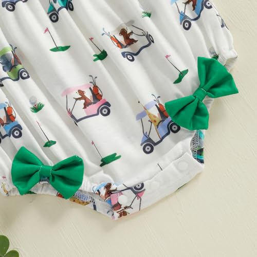 Infant Baby Girl Summer Outfit Golf Short Sleeve Romper Bodysuit Jumpsuit Casual Summer Clothes4