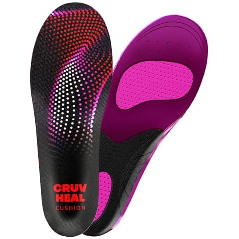 Running Insoles Men Women - Athletic Shock Absorbing Gel Insoles - Runner’s Knee - Reduce Muscle Soreness - Plantar Fasciitis - for Sport Shoes (L) Cover