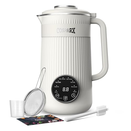 Comparison: Best Blender For Nut Milk 10 8 in 1 Nut Milk Maker Machine Blender, 32oz Homemade Soy, Almond, Oat, Coconut, Plant Based and Non Dairy Beverages, Nutmilk Maker Machines – with Delay Start and Keep Warm Functions