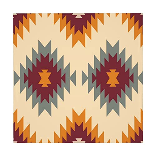 Square 60" Table Cloth, Tribal Southwestern Native Navajo Tablecloth Oil-Proof And Waterproof, Kitchen Dining Room Decorative Table Cover For Spring Summer Outdoor Indoor Use #TOP3