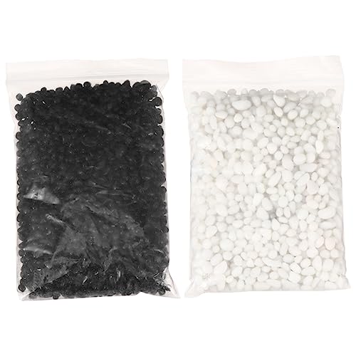 VILLFUL 1セット水族館造園色の石のシックな魚のタンク装飾的な下砂