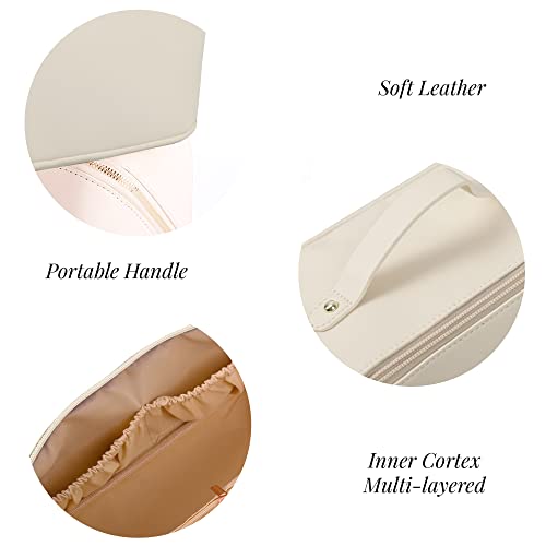 Nibesser Large-Capacity Travel Cosmetic Bag, Makeup Bags Hanging Toiletry Wash Bag Waterproof Portable Storage Bag Multifunction Makeup Organizer With Handle And Zipper #TOP2