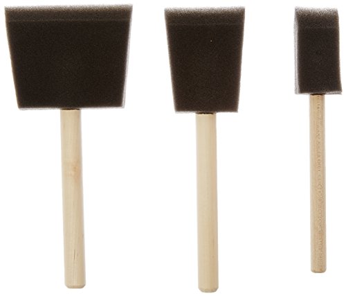 Jen Mfg 82826301233 Jen Poly Brush Contains 1-each of the 1-Inch, 2-Inch and 3-Inch Brush, 3-Pack